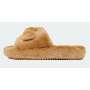 NU 21% KORTING: Flip Flop Pantoffels Fur*buckle met siergesp