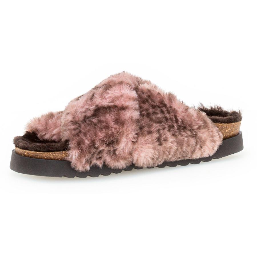 NU 21% KORTING: Gabor Pluchen pantoffels in animal-look