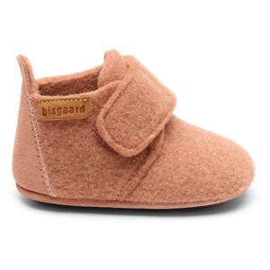 NU 21% KORTING: Bisgaard Pantoffels Bisgaard Baby Wool met klittenbandsluiting