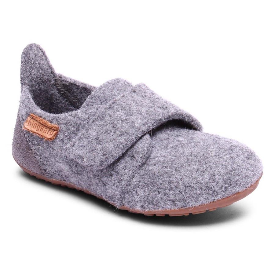 NU 21% KORTING: Bisgaard Pantoffels Bisgaard Casual Wool met lamswol gevoerd