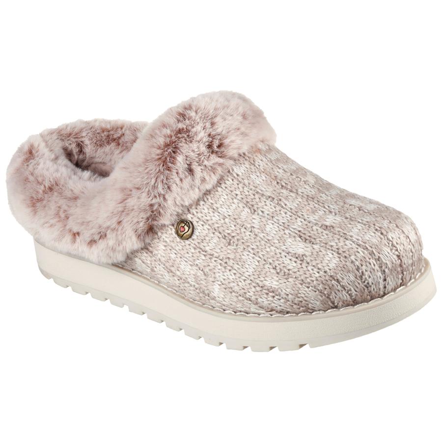 NU 21% KORTING: Skechers Pantoffels KEEPSAKES - ICE ANGEL in tricot-look