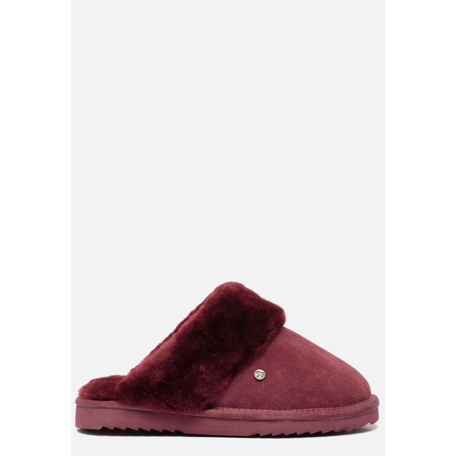 Warmbat Warmbat Flurry Pantoffels bordeaux Suede