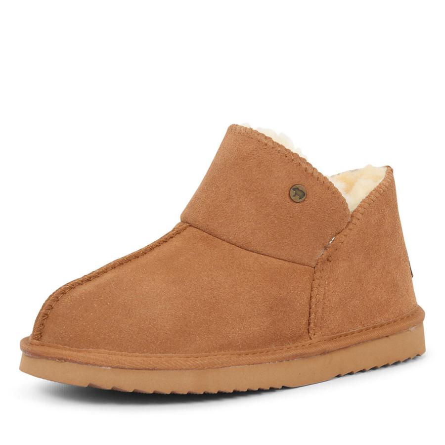 Warmbat Willow dames pantoffels cognac-38